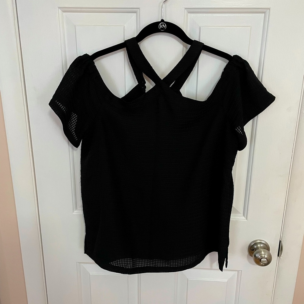 Black off the shoulder Top